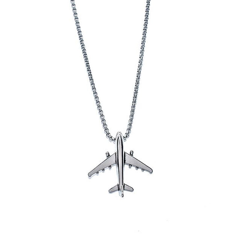 Fashion Trinket Jewelry Plane Necklace