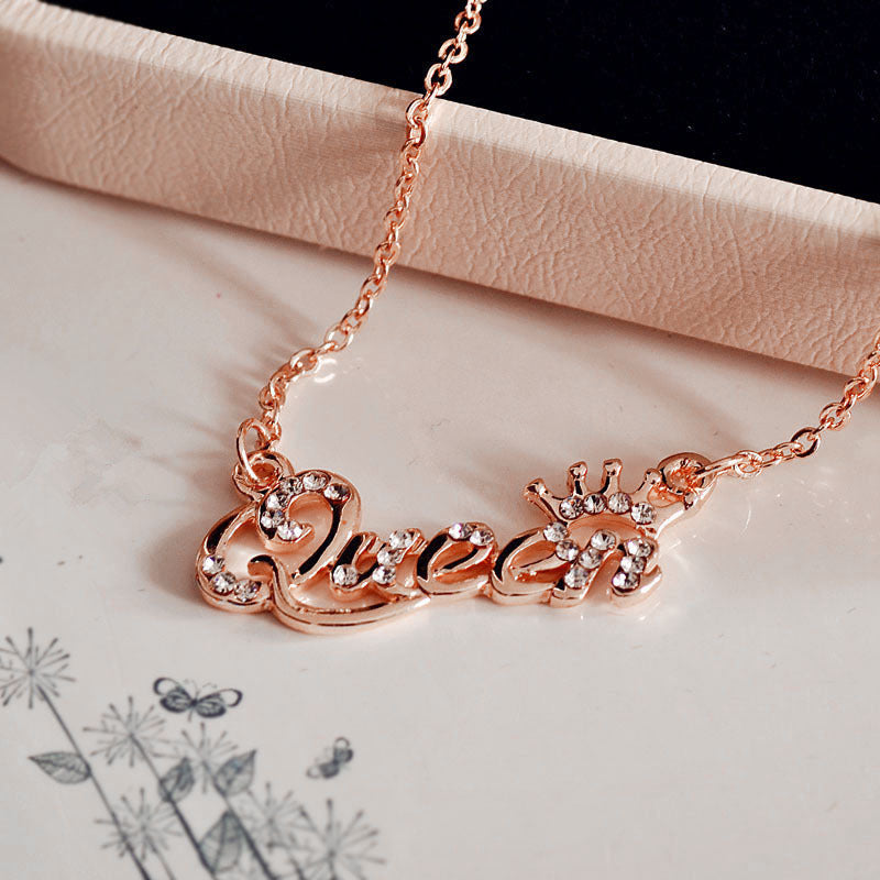 Jewelry Rhinestone Short Clavicle Chain
