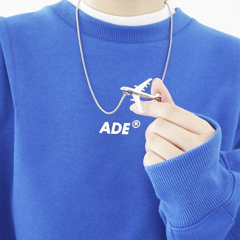 Fashion Trinket Jewelry Plane Necklace