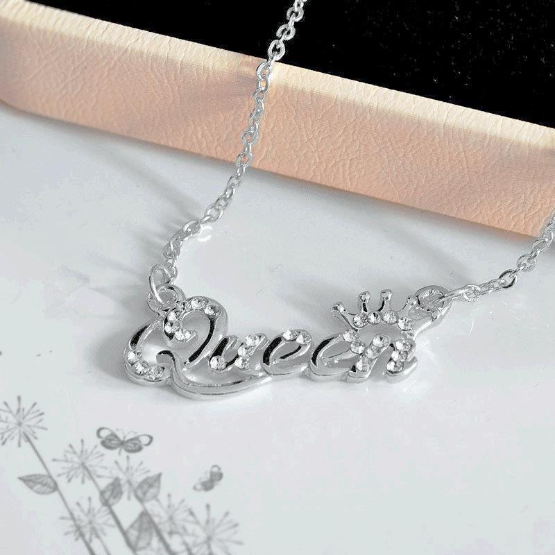 Jewelry Rhinestone Short Clavicle Chain