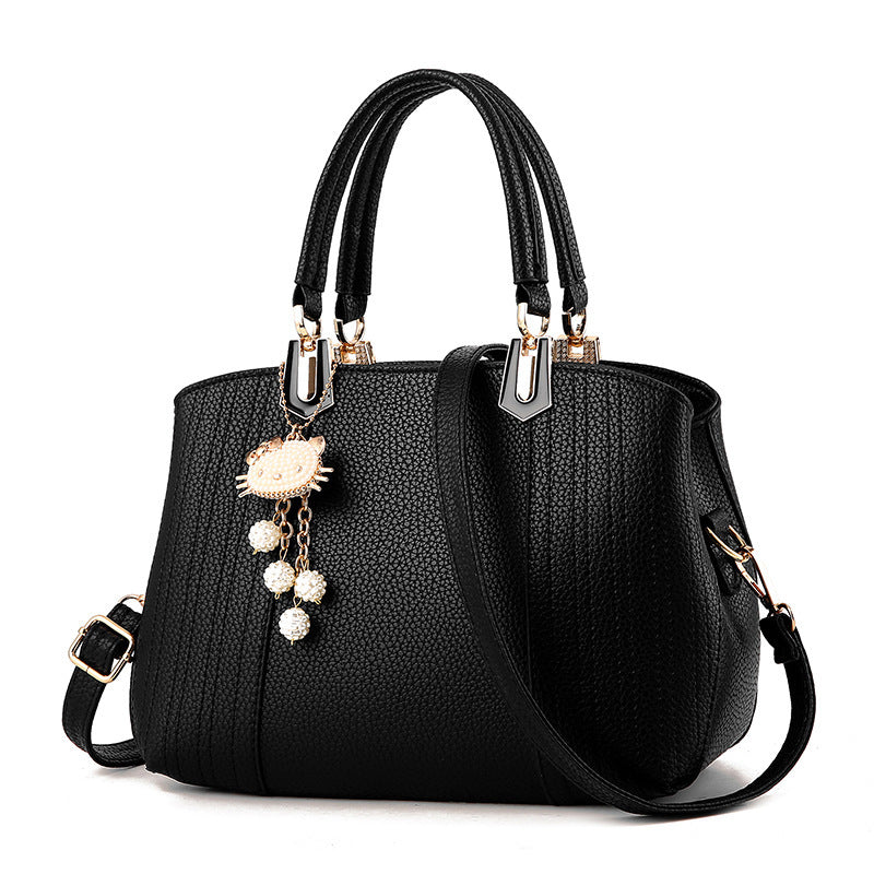 new European fashion handbags handbag PU all-match bag leisure simple messenger backpack one generation