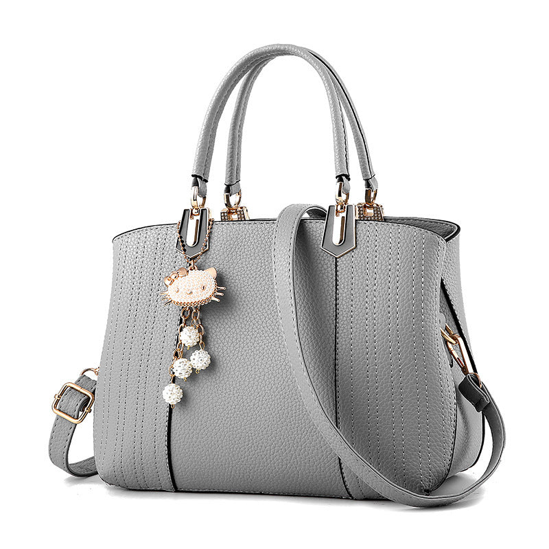 new European fashion handbags handbag PU all-match bag leisure simple messenger backpack one generation
