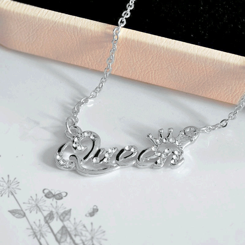 Jewelry Rhinestone Short Clavicle Chain