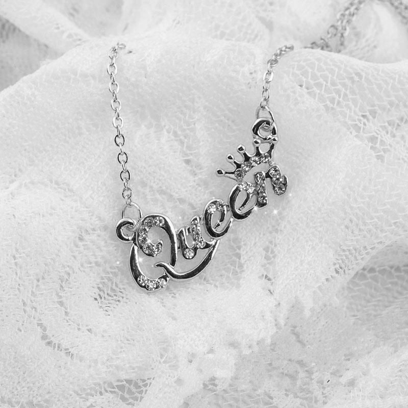 Jewelry Rhinestone Short Clavicle Chain