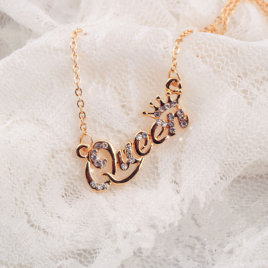 Jewelry Rhinestone Short Clavicle Chain